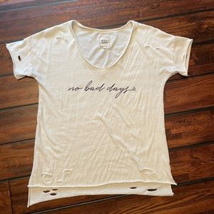 Modish Rebel Distressed T Shirt